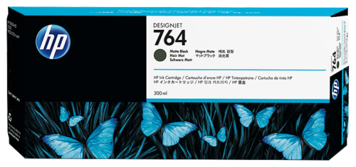 HP 764 Tintenpatrone matt schwarz 300 ml