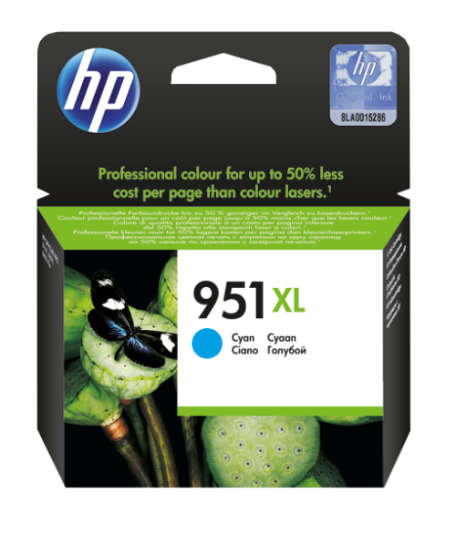 HP 951XL Tinte cyan