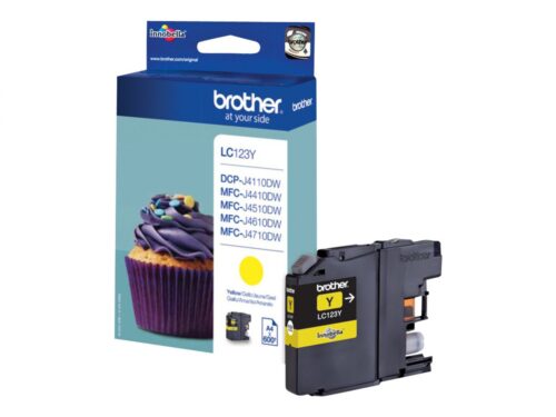 Brother Tinte yellow LC-123Y