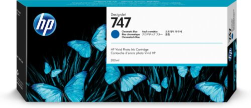 HP 747 Tinte chromatisches blau 300 ml
