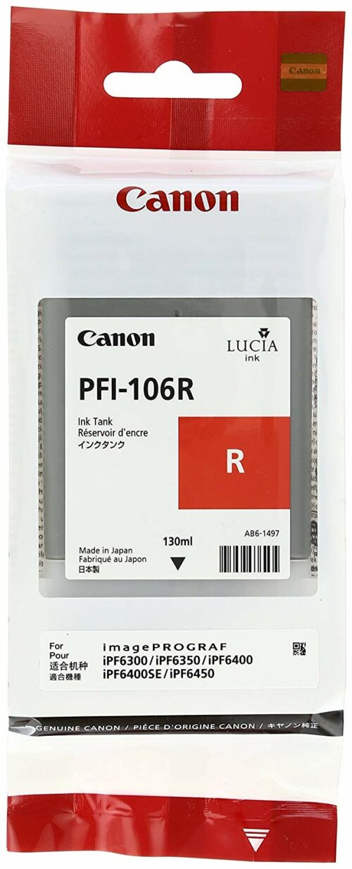 6627B001 Canon Tinte rot 130 ml