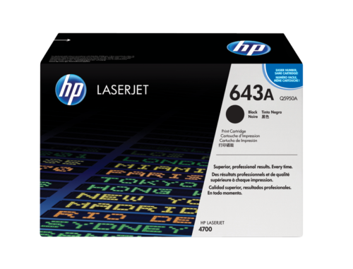 HP Color LaserJet Toner 643A schwarz